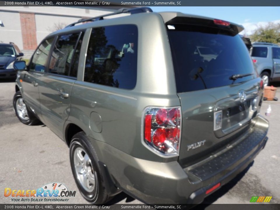 Aberdeen Green Metallic 2008 Honda Pilot EX-L 4WD Photo #17