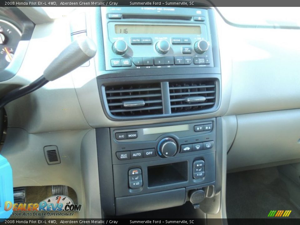 2008 Honda Pilot EX-L 4WD Aberdeen Green Metallic / Gray Photo #21
