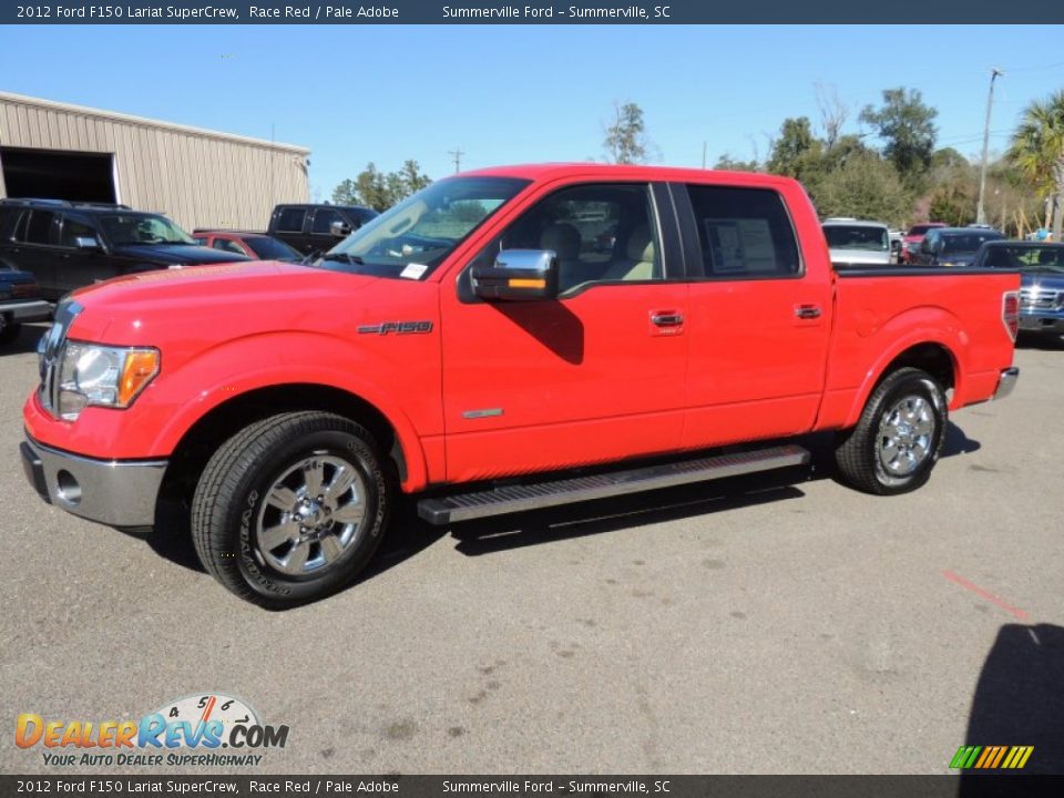 Front 3/4 View of 2012 Ford F150 Lariat SuperCrew Photo #2