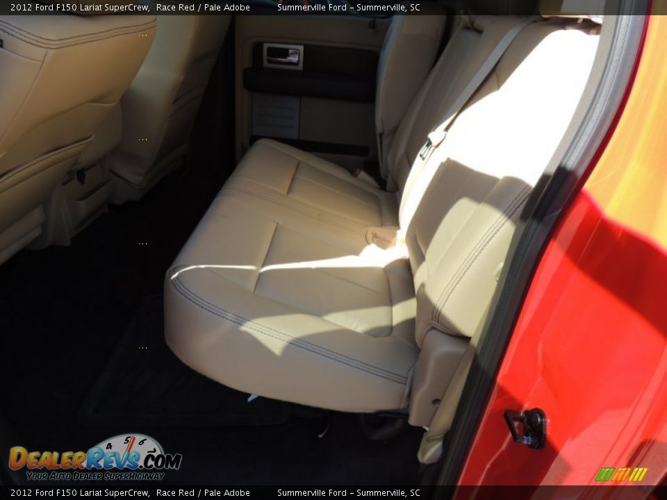 2012 Ford F150 Lariat SuperCrew Race Red / Pale Adobe Photo #7