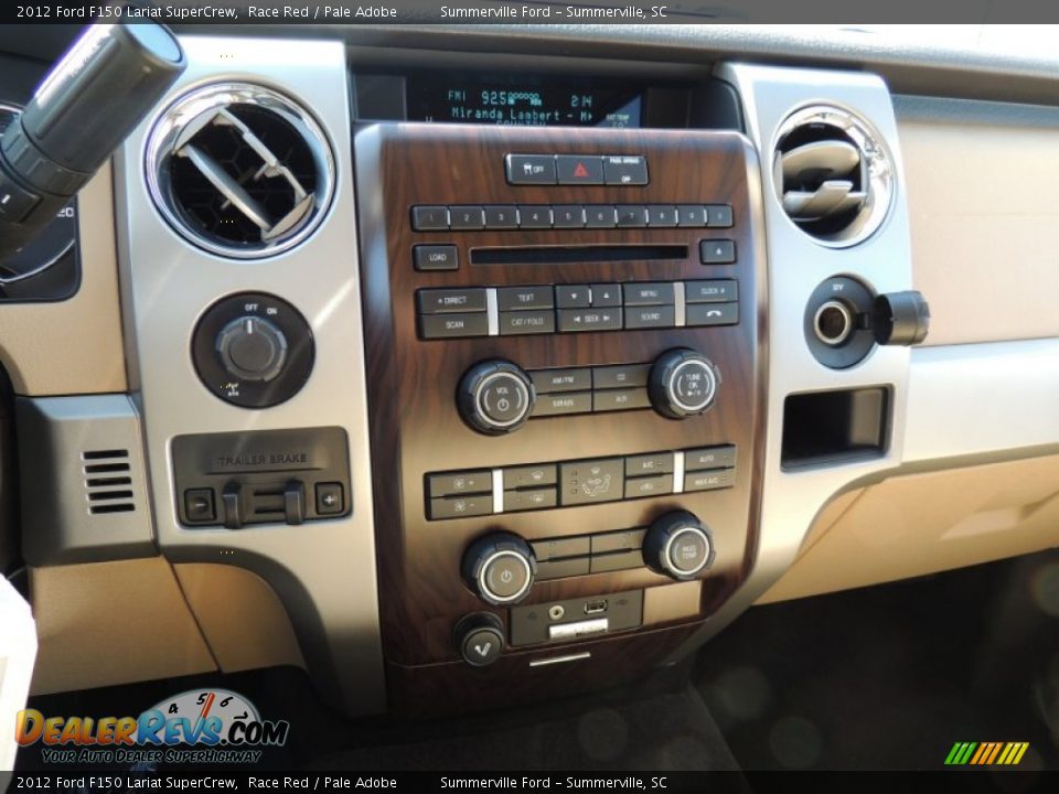 2012 Ford F150 Lariat SuperCrew Race Red / Pale Adobe Photo #20