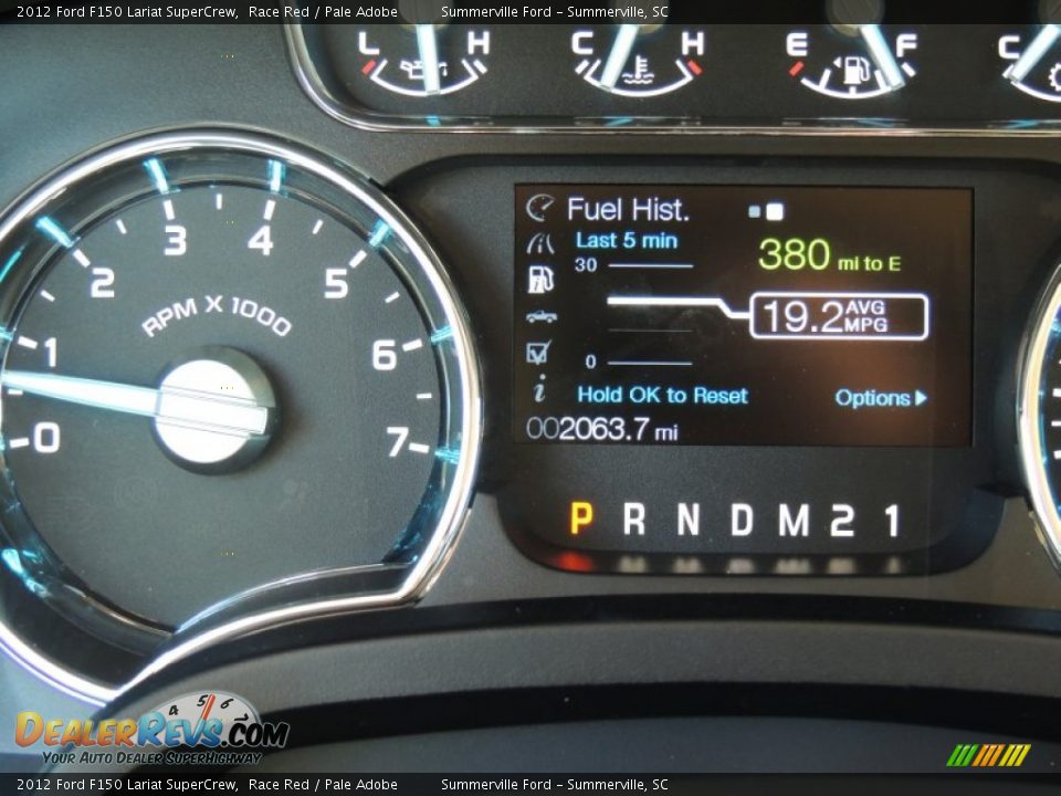 2012 Ford F150 Lariat SuperCrew Race Red / Pale Adobe Photo #24