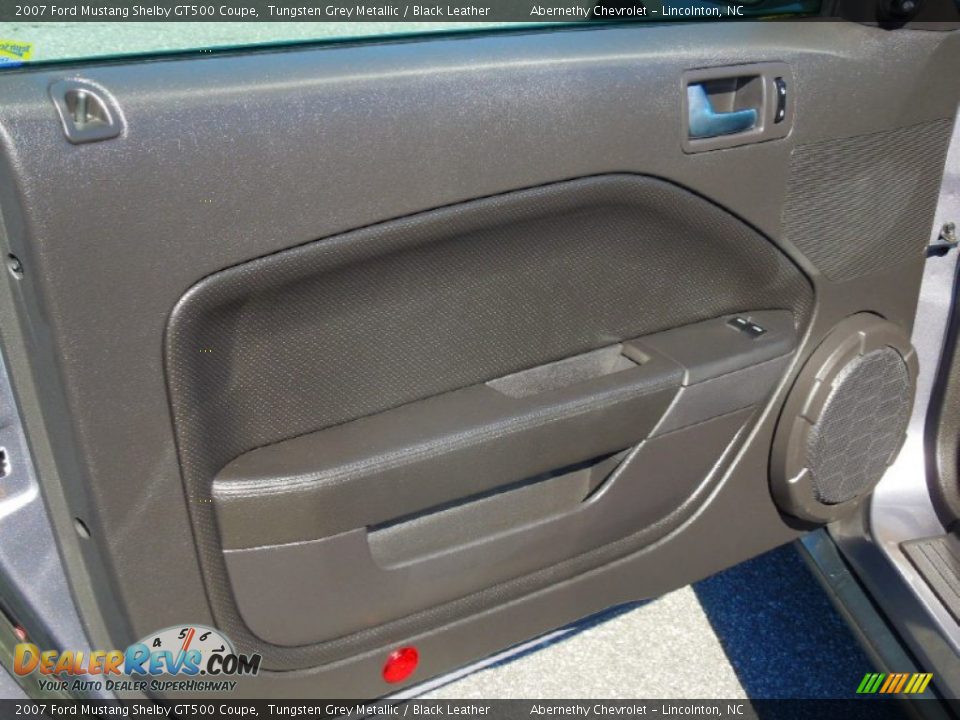 2007 Ford Mustang Shelby GT500 Coupe Tungsten Grey Metallic / Black Leather Photo #10