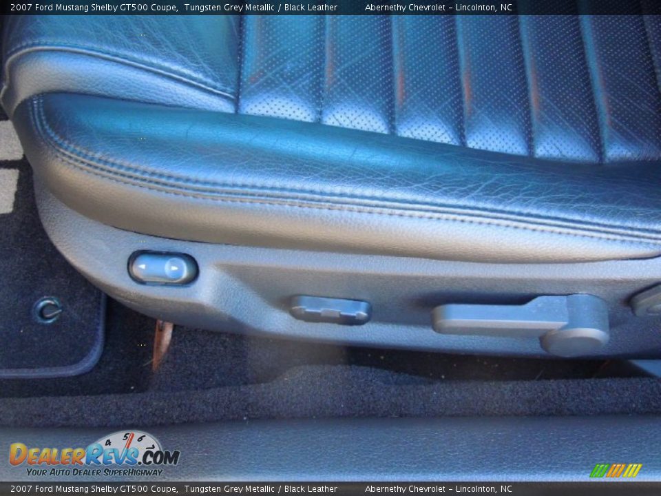 2007 Ford Mustang Shelby GT500 Coupe Tungsten Grey Metallic / Black Leather Photo #12
