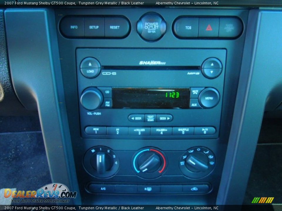 2007 Ford Mustang Shelby GT500 Coupe Tungsten Grey Metallic / Black Leather Photo #14