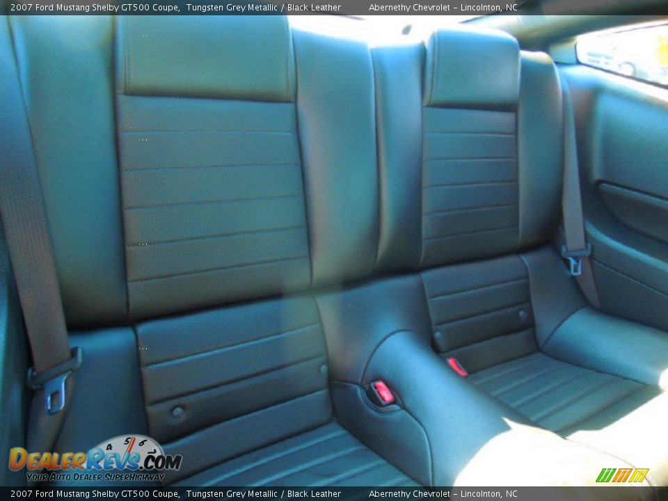 2007 Ford Mustang Shelby GT500 Coupe Tungsten Grey Metallic / Black Leather Photo #19