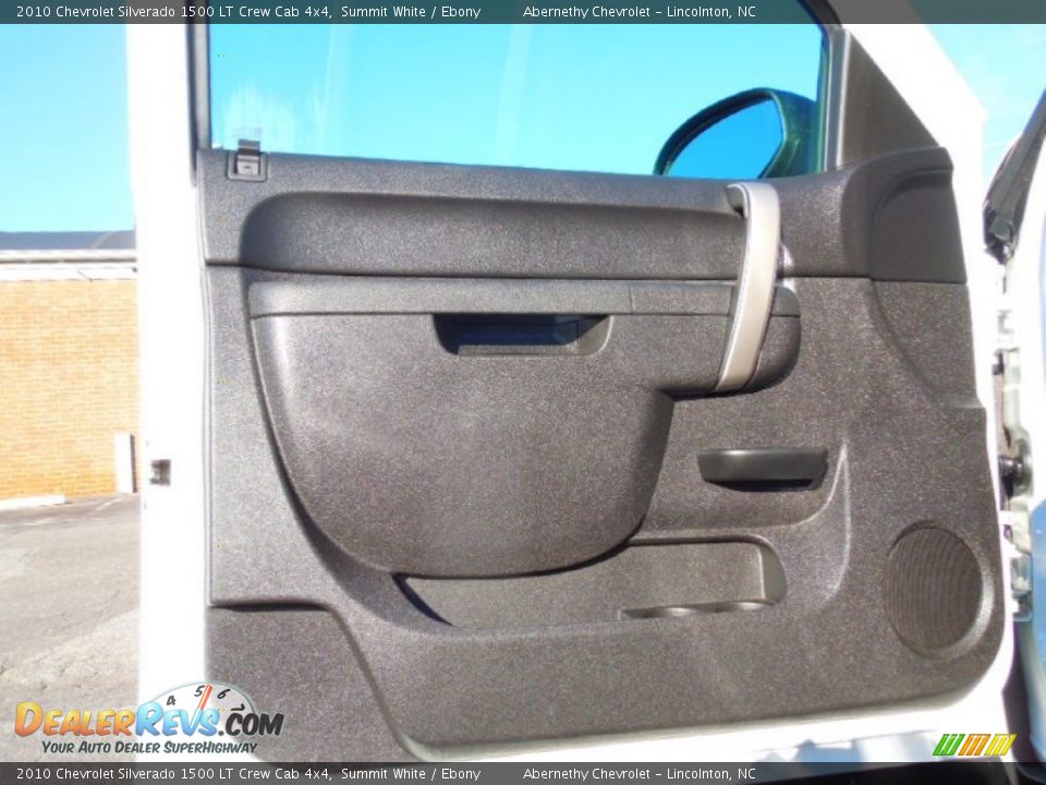 2010 Chevrolet Silverado 1500 LT Crew Cab 4x4 Summit White / Ebony Photo #8