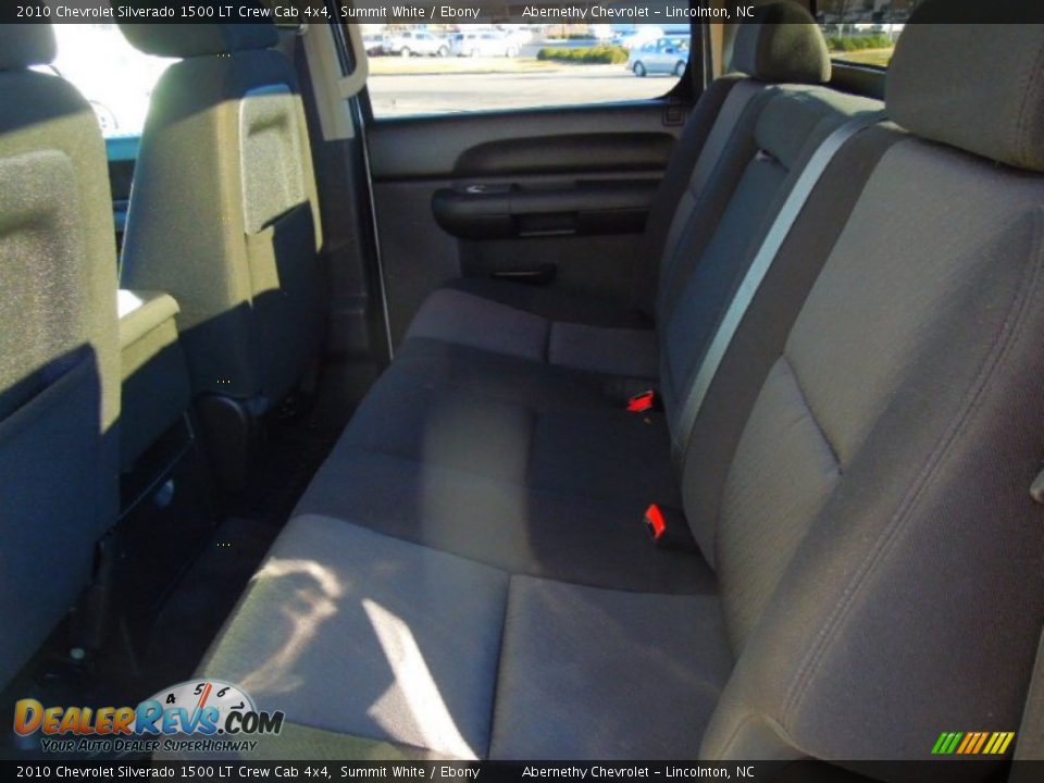 2010 Chevrolet Silverado 1500 LT Crew Cab 4x4 Summit White / Ebony Photo #14