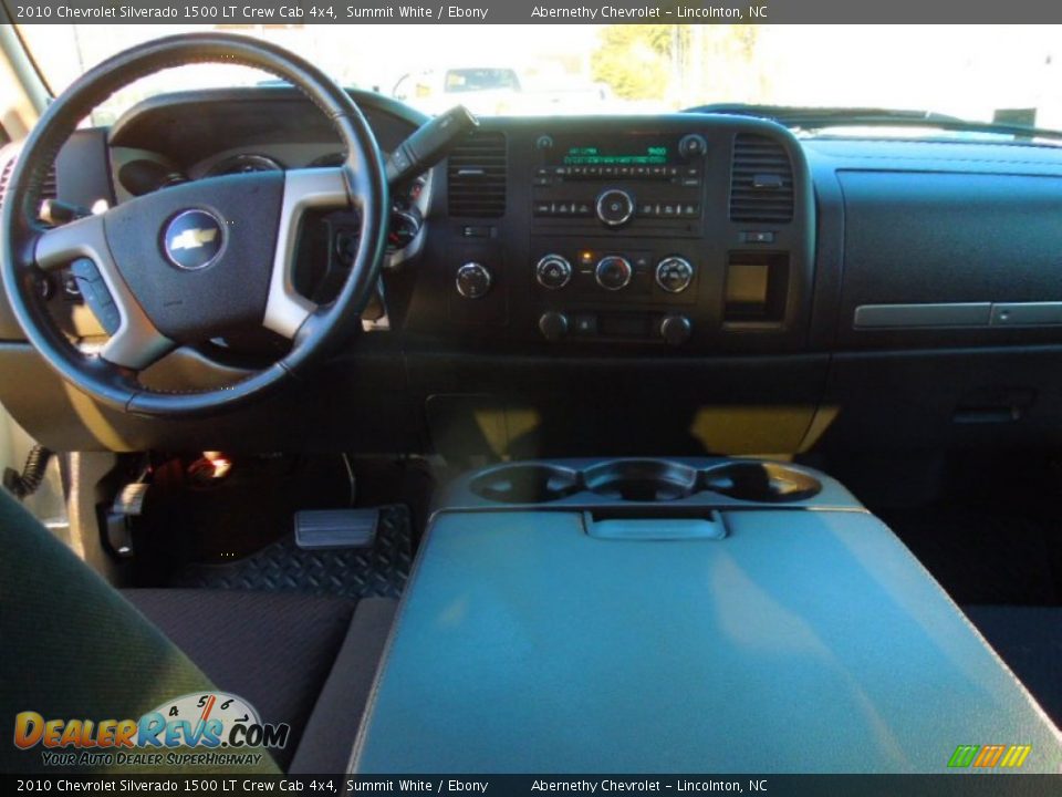2010 Chevrolet Silverado 1500 LT Crew Cab 4x4 Summit White / Ebony Photo #16