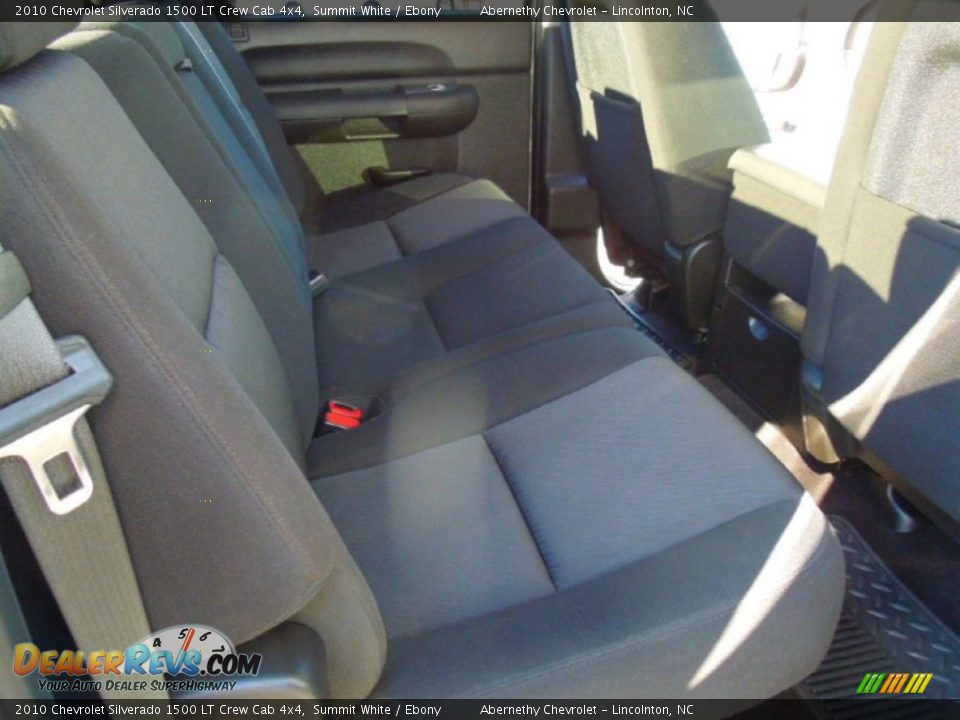 2010 Chevrolet Silverado 1500 LT Crew Cab 4x4 Summit White / Ebony Photo #17