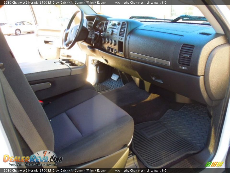 2010 Chevrolet Silverado 1500 LT Crew Cab 4x4 Summit White / Ebony Photo #19