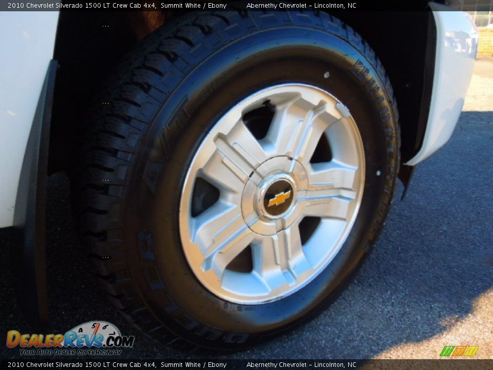 2010 Chevrolet Silverado 1500 LT Crew Cab 4x4 Summit White / Ebony Photo #21