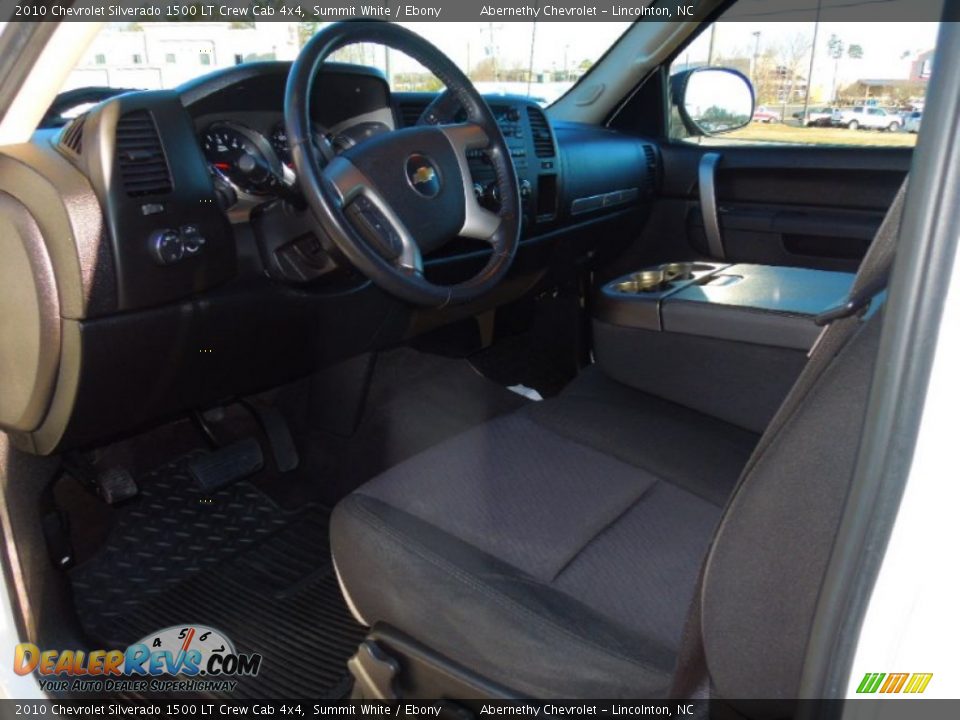 2010 Chevrolet Silverado 1500 LT Crew Cab 4x4 Summit White / Ebony Photo #23