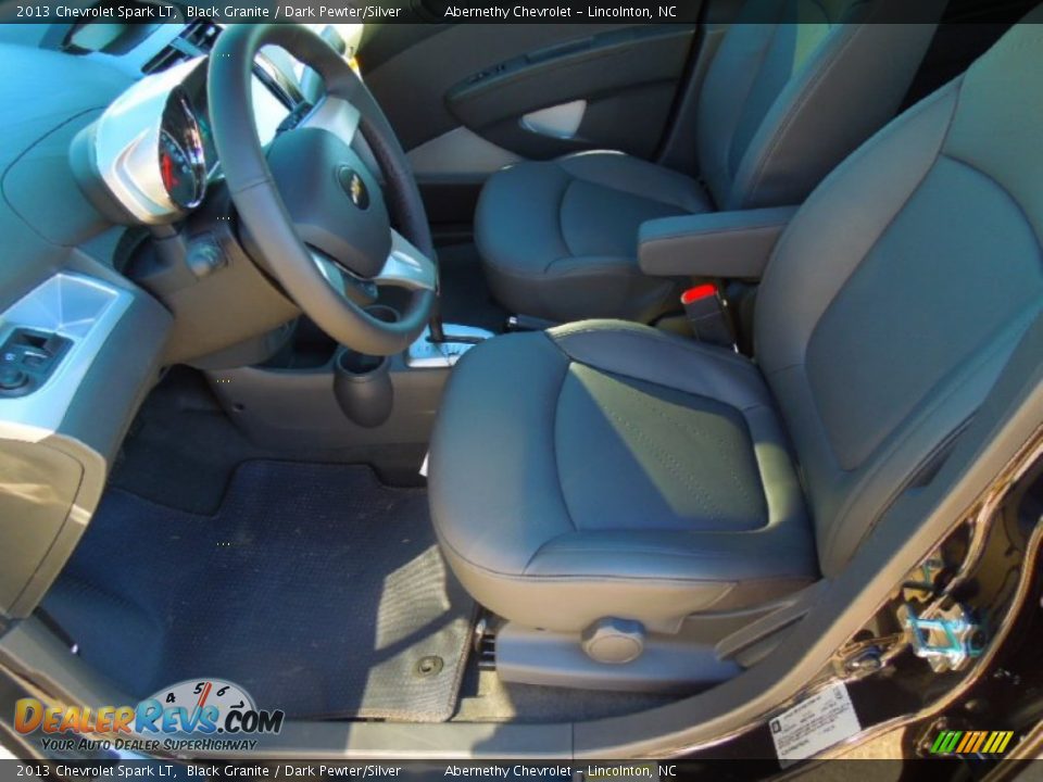 2013 Chevrolet Spark LT Black Granite / Dark Pewter/Silver Photo #8