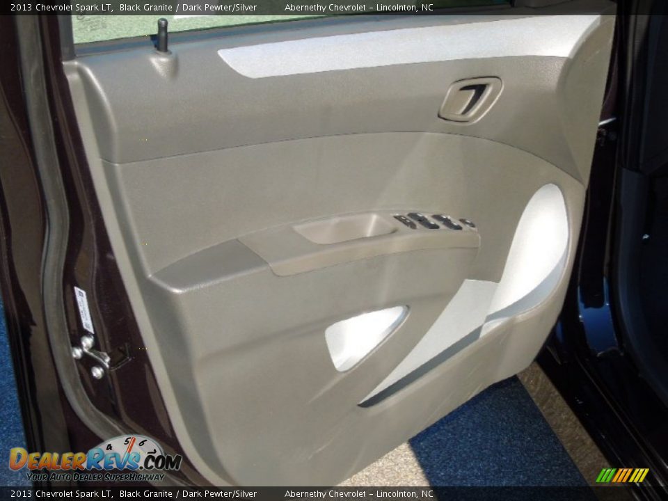 2013 Chevrolet Spark LT Black Granite / Dark Pewter/Silver Photo #9