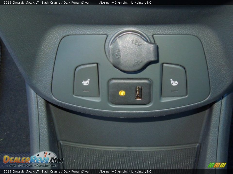 2013 Chevrolet Spark LT Black Granite / Dark Pewter/Silver Photo #12