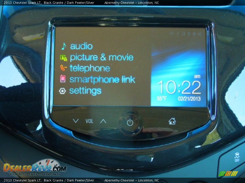 2013 Chevrolet Spark LT Black Granite / Dark Pewter/Silver Photo #14
