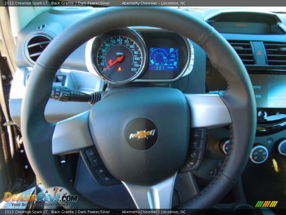 2013 Chevrolet Spark LT Black Granite / Dark Pewter/Silver Photo #15
