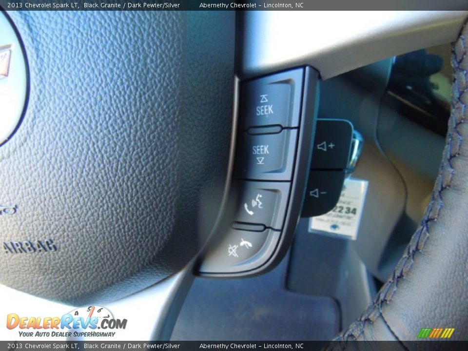 2013 Chevrolet Spark LT Black Granite / Dark Pewter/Silver Photo #16