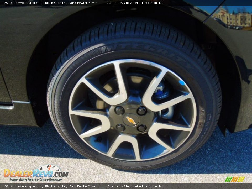 2013 Chevrolet Spark LT Black Granite / Dark Pewter/Silver Photo #23