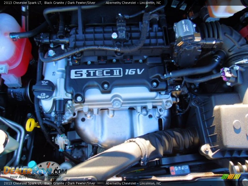 2013 Chevrolet Spark LT Black Granite / Dark Pewter/Silver Photo #24