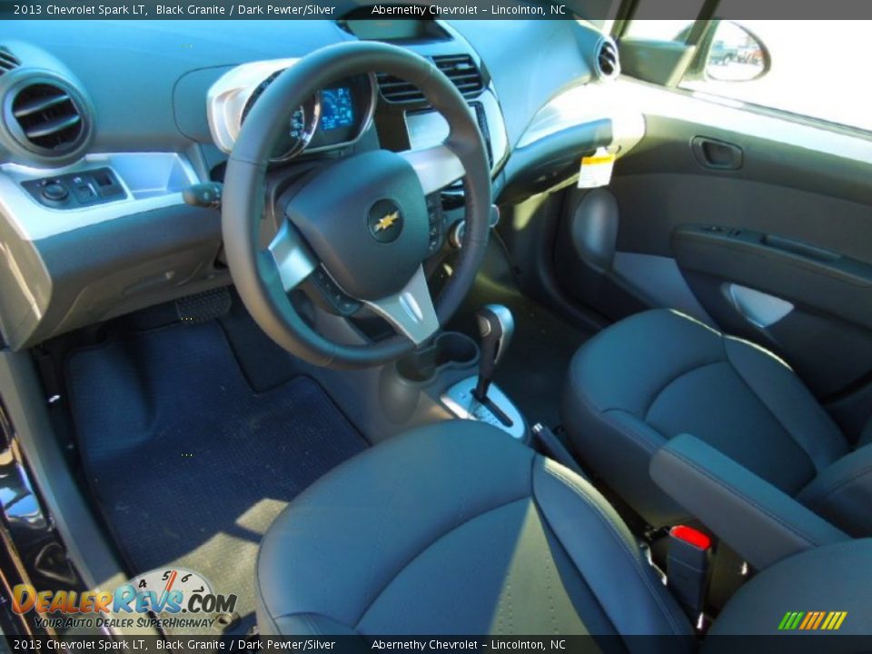 2013 Chevrolet Spark LT Black Granite / Dark Pewter/Silver Photo #25