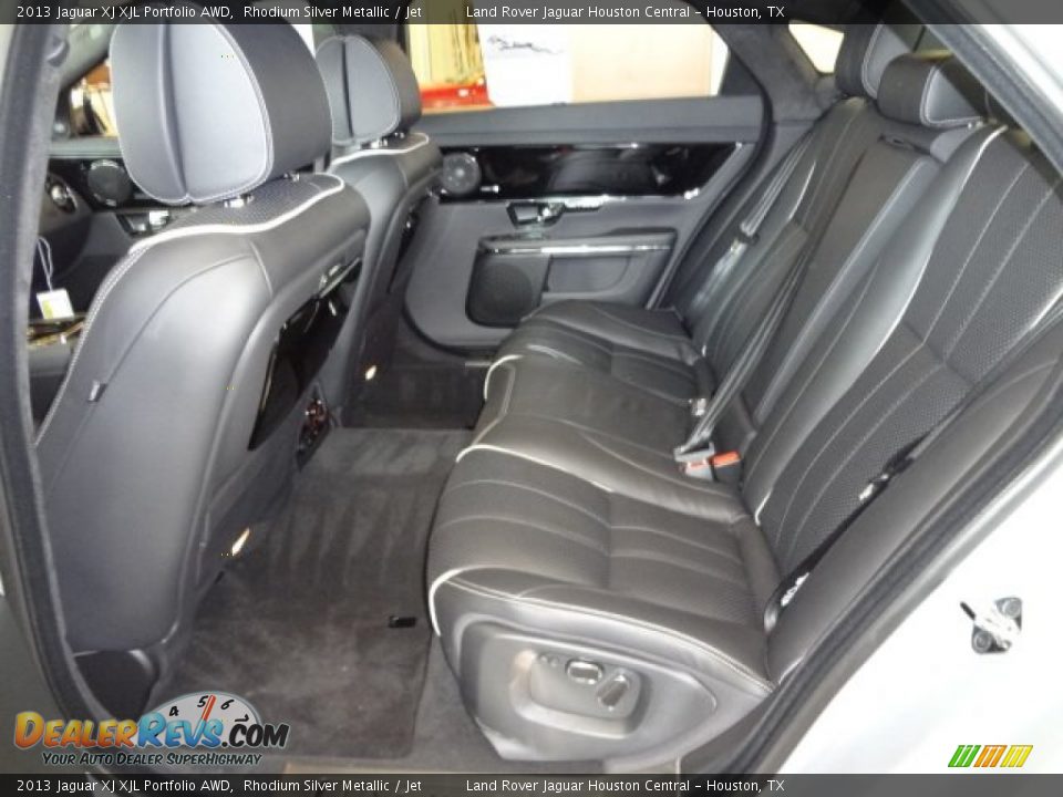 Rear Seat of 2013 Jaguar XJ XJL Portfolio AWD Photo #4