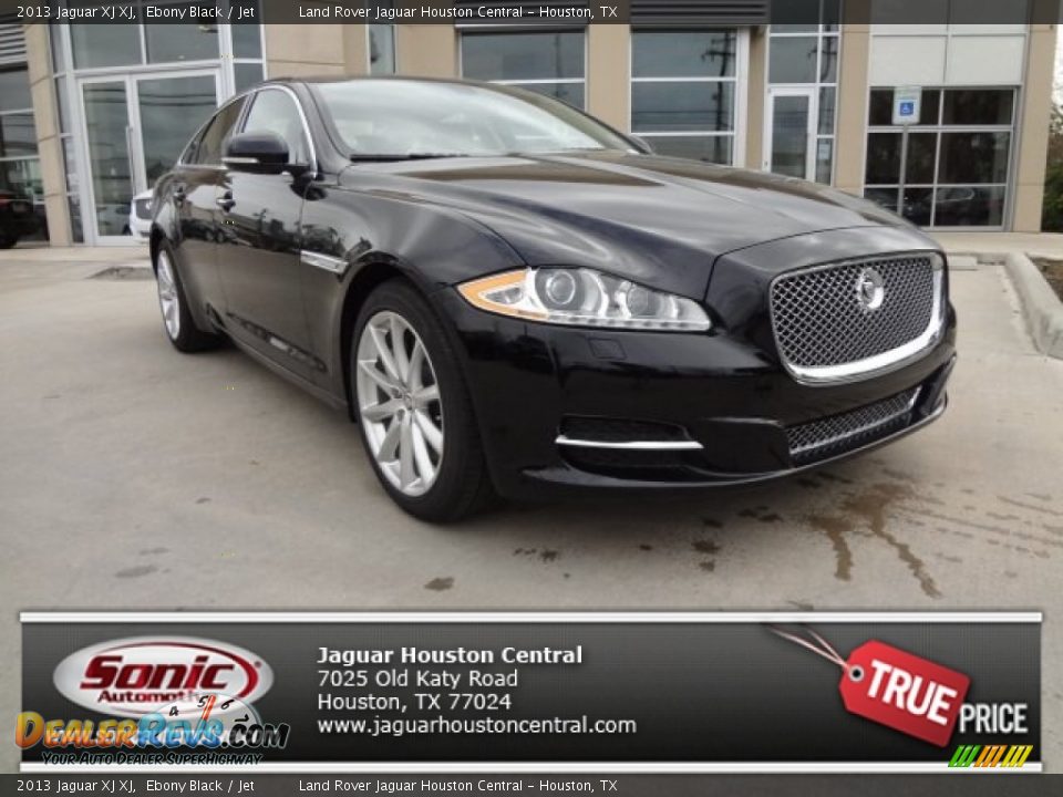 2013 Jaguar XJ XJ Ebony Black / Jet Photo #1
