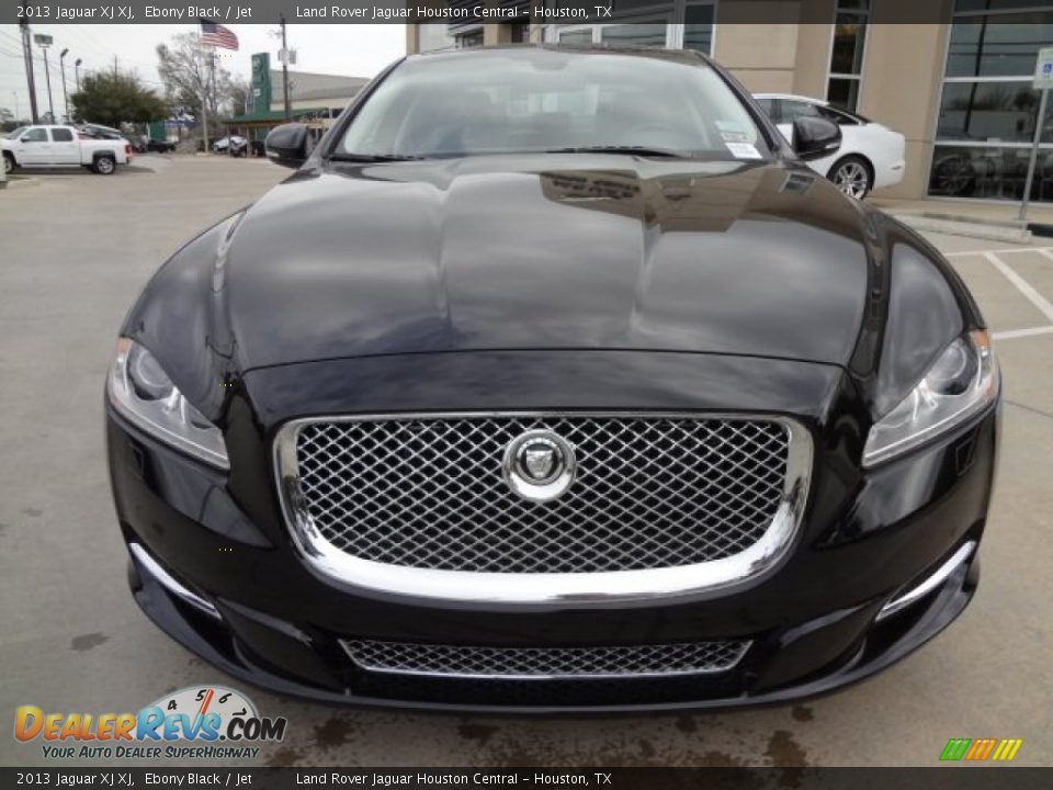2013 Jaguar XJ XJ Ebony Black / Jet Photo #6
