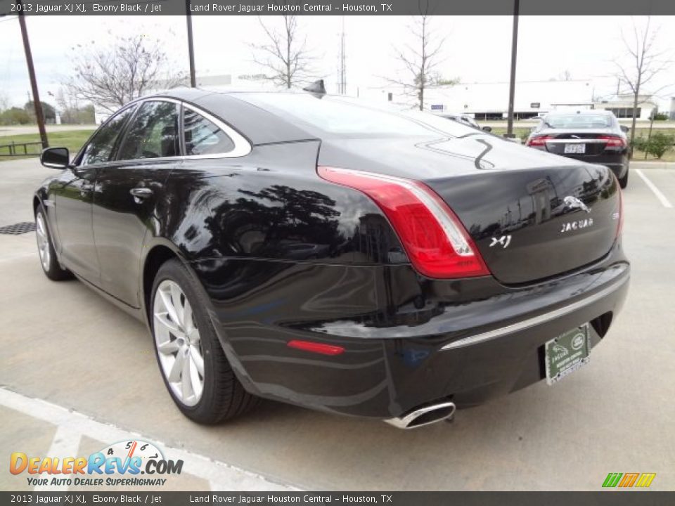 2013 Jaguar XJ XJ Ebony Black / Jet Photo #8