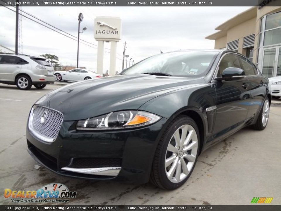 Front 3/4 View of 2013 Jaguar XF 3.0 Photo #5