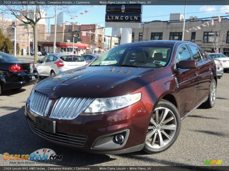 Front 3/4 View of 2009 Lincoln MKS AWD Sedan Photo #1