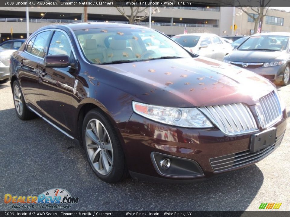 2009 Lincoln MKS AWD Sedan Cinnamon Metallic / Cashmere Photo #4
