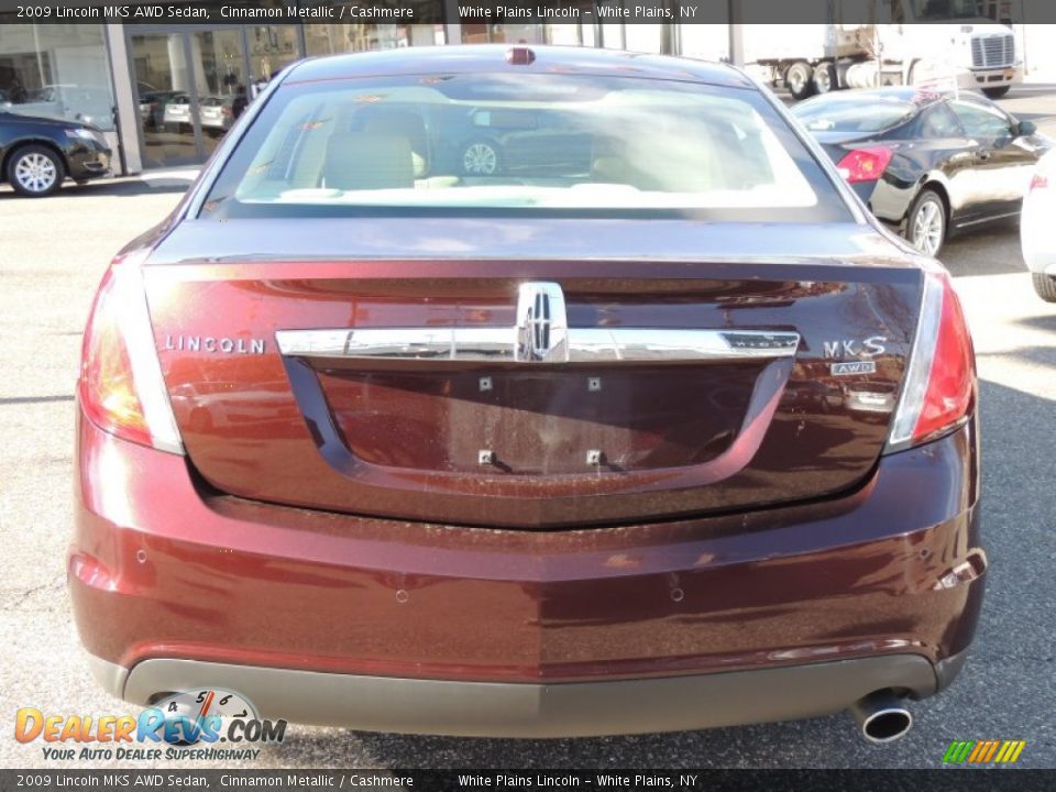 2009 Lincoln MKS AWD Sedan Cinnamon Metallic / Cashmere Photo #8