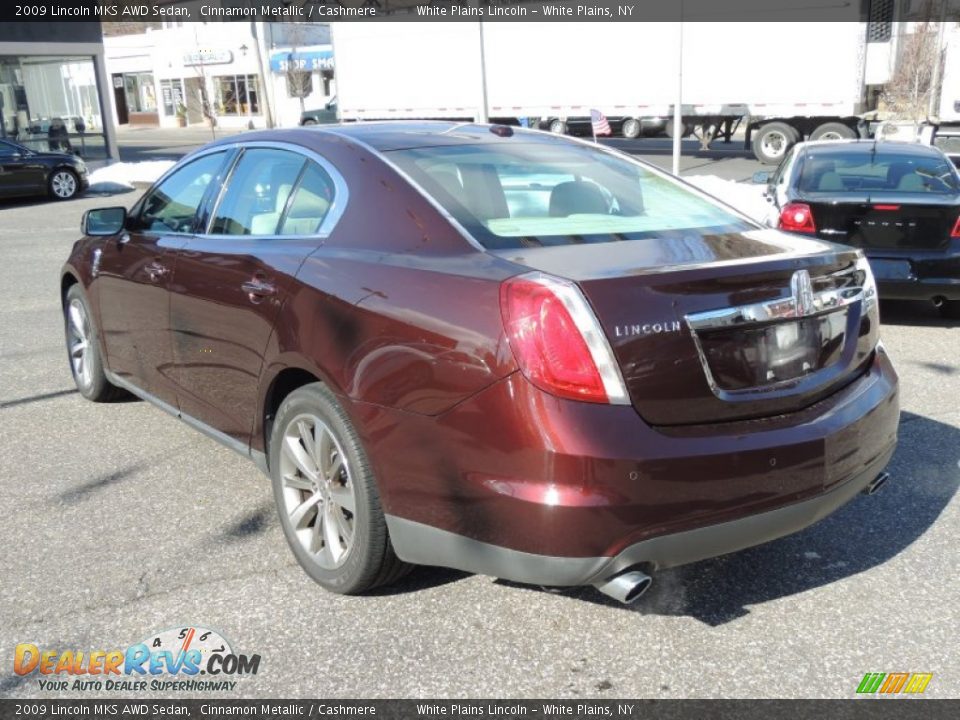 Cinnamon Metallic 2009 Lincoln MKS AWD Sedan Photo #9