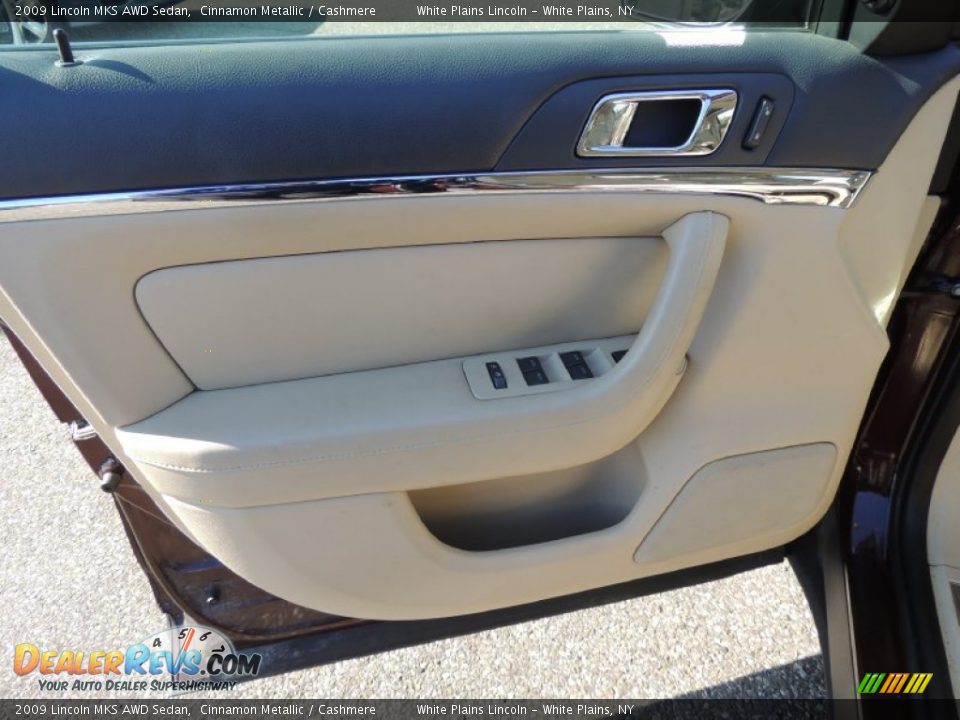 2009 Lincoln MKS AWD Sedan Cinnamon Metallic / Cashmere Photo #14