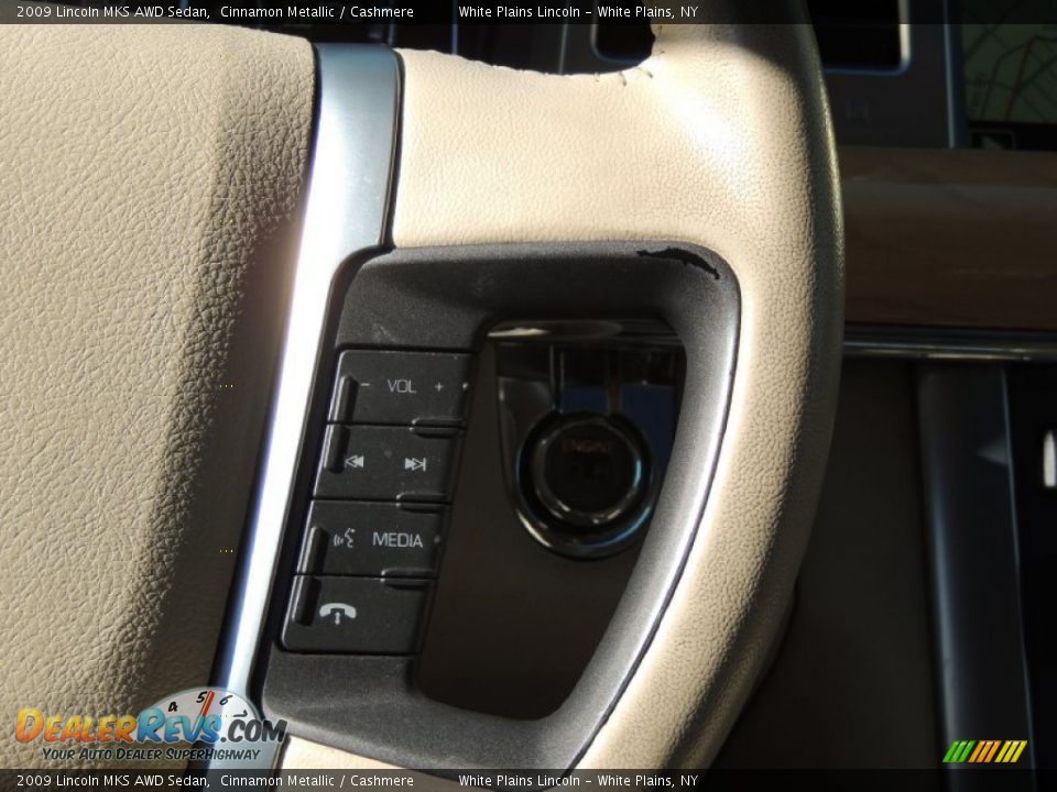 2009 Lincoln MKS AWD Sedan Cinnamon Metallic / Cashmere Photo #21