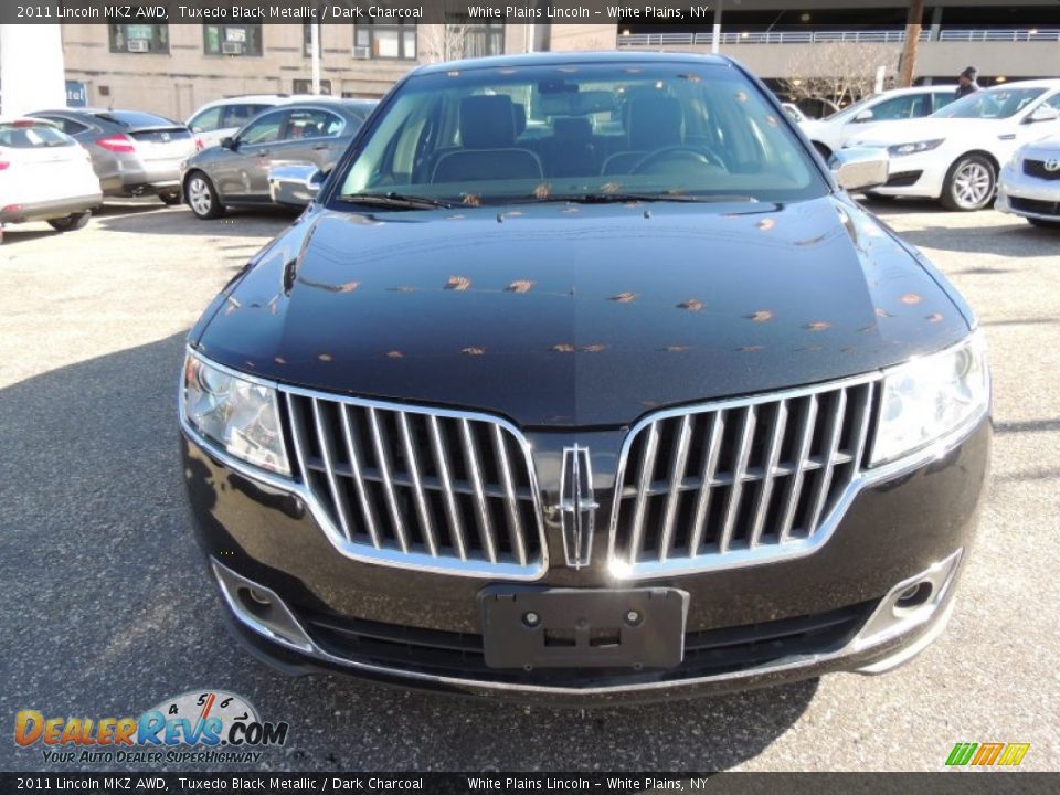2011 Lincoln MKZ AWD Tuxedo Black Metallic / Dark Charcoal Photo #3