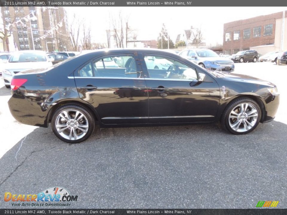 2011 Lincoln MKZ AWD Tuxedo Black Metallic / Dark Charcoal Photo #5