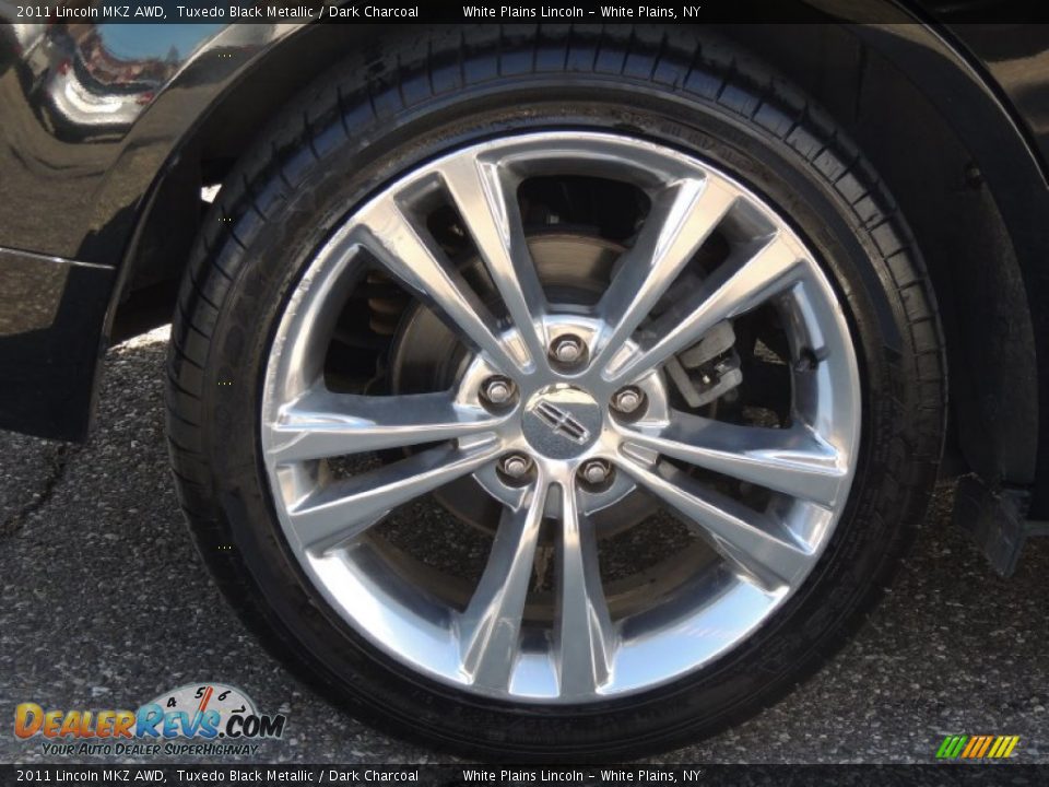2011 Lincoln MKZ AWD Tuxedo Black Metallic / Dark Charcoal Photo #6