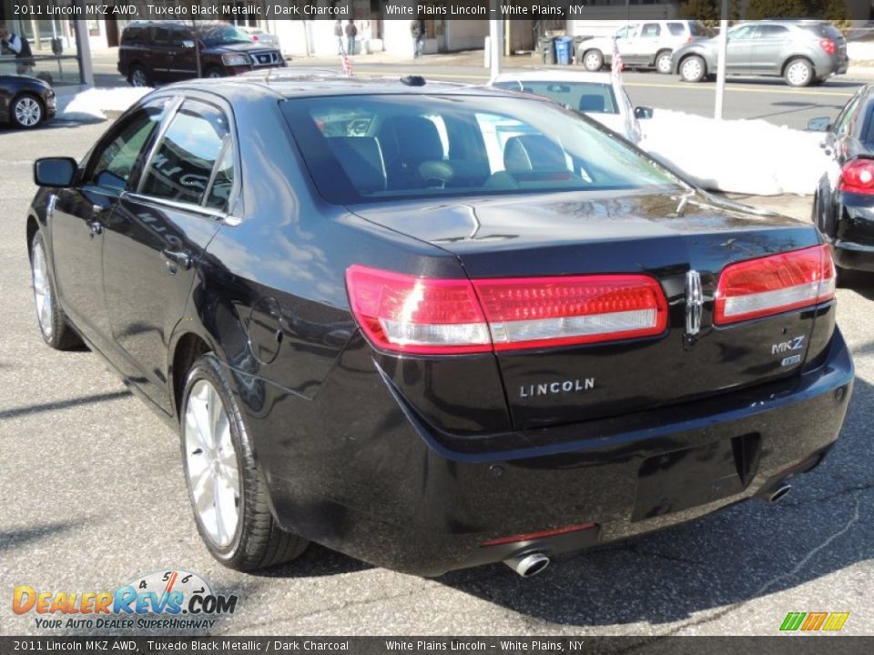 2011 Lincoln MKZ AWD Tuxedo Black Metallic / Dark Charcoal Photo #9