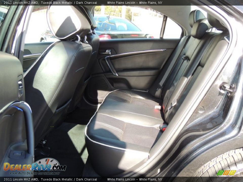 2011 Lincoln MKZ AWD Tuxedo Black Metallic / Dark Charcoal Photo #10