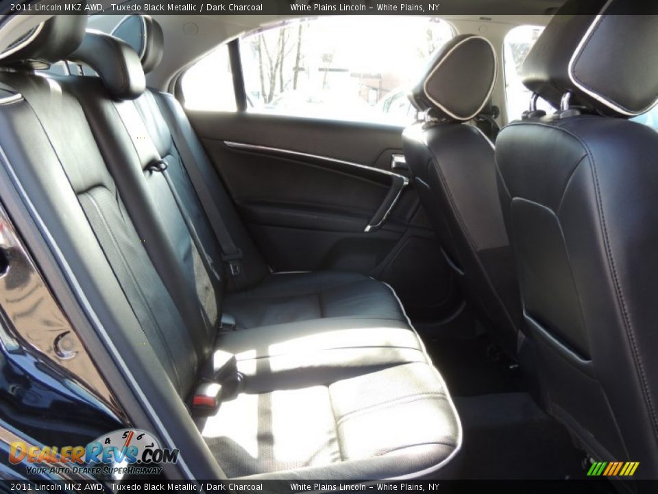 2011 Lincoln MKZ AWD Tuxedo Black Metallic / Dark Charcoal Photo #11