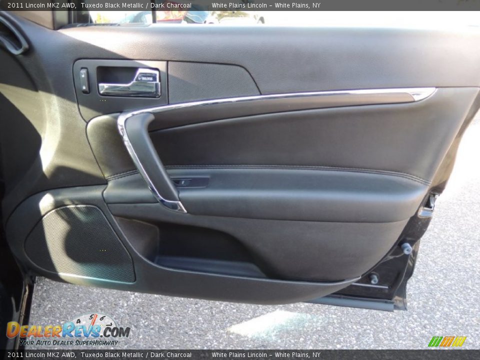 2011 Lincoln MKZ AWD Tuxedo Black Metallic / Dark Charcoal Photo #12