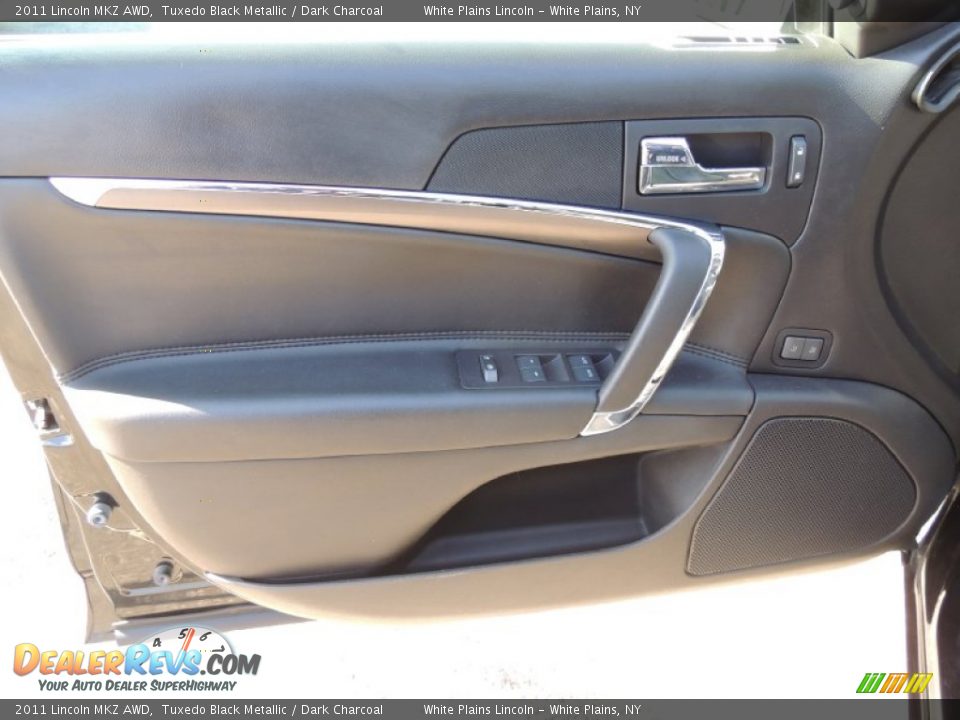2011 Lincoln MKZ AWD Tuxedo Black Metallic / Dark Charcoal Photo #15