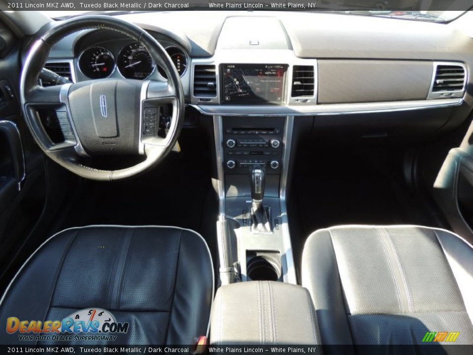 2011 Lincoln MKZ AWD Tuxedo Black Metallic / Dark Charcoal Photo #18