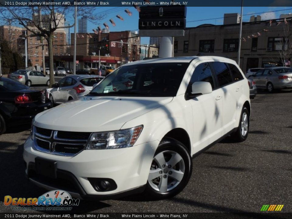 2011 Dodge Journey Mainstreet AWD Bianco White / Black Photo #1