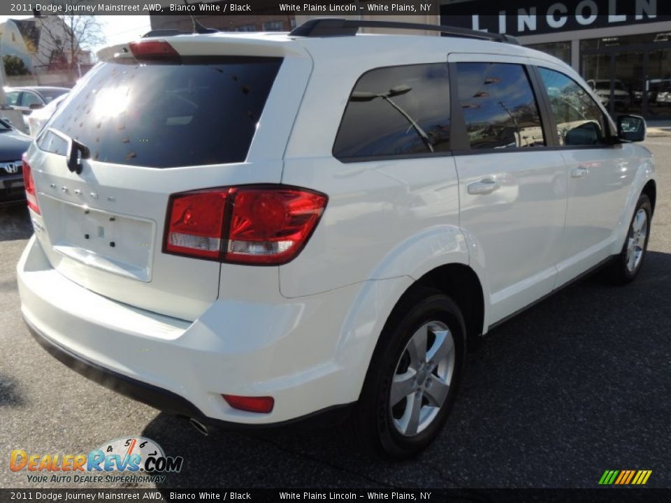 2011 Dodge Journey Mainstreet AWD Bianco White / Black Photo #7