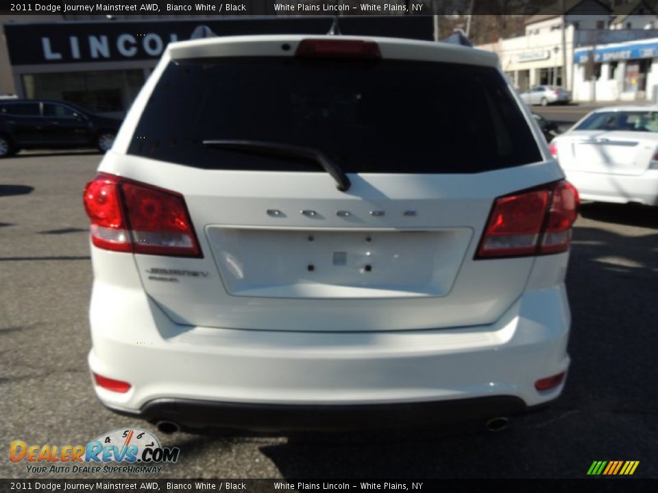 2011 Dodge Journey Mainstreet AWD Bianco White / Black Photo #8