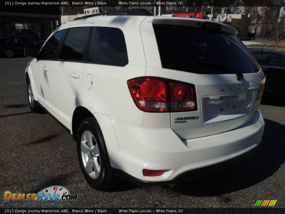 2011 Dodge Journey Mainstreet AWD Bianco White / Black Photo #9